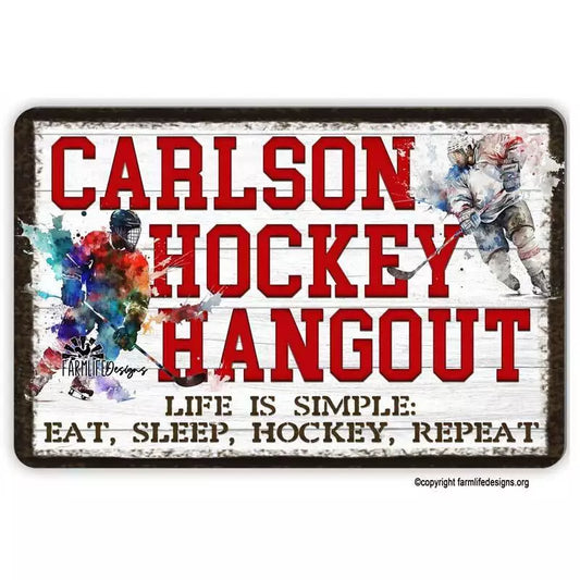 Personalized Hockey Hangout