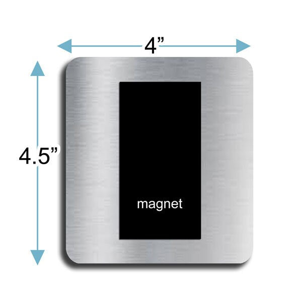 Rabbit Magnet, Just a Girl Who Loves Rabbits, 4" wide aluminum