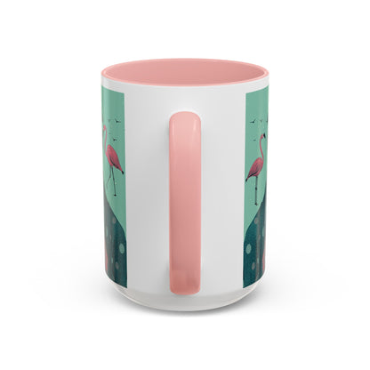 Flamingo Mug - Drink Coffee and Talk to My Flamingos