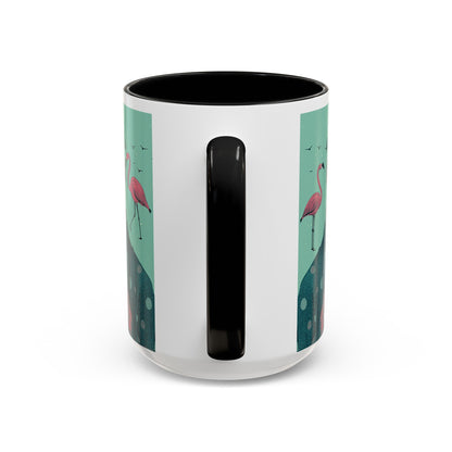 Flamingo Mug - Drink Coffee and Talk to My Flamingos