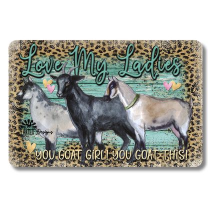 Sheep Sign, Love My Ladies, ewes, sheep decor