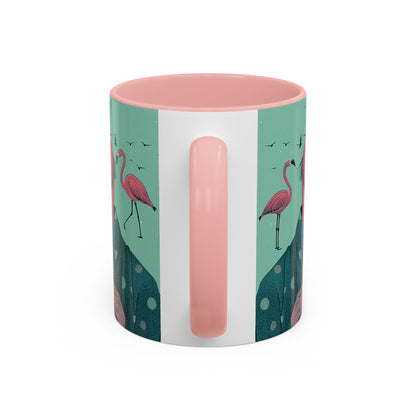 Flamingo Mug - Drink Coffee and Talk to My Flamingos