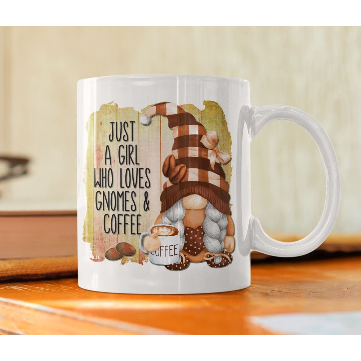 Gnome Coffee Mug - Just a Girl Who Loves Gnomes Coffee