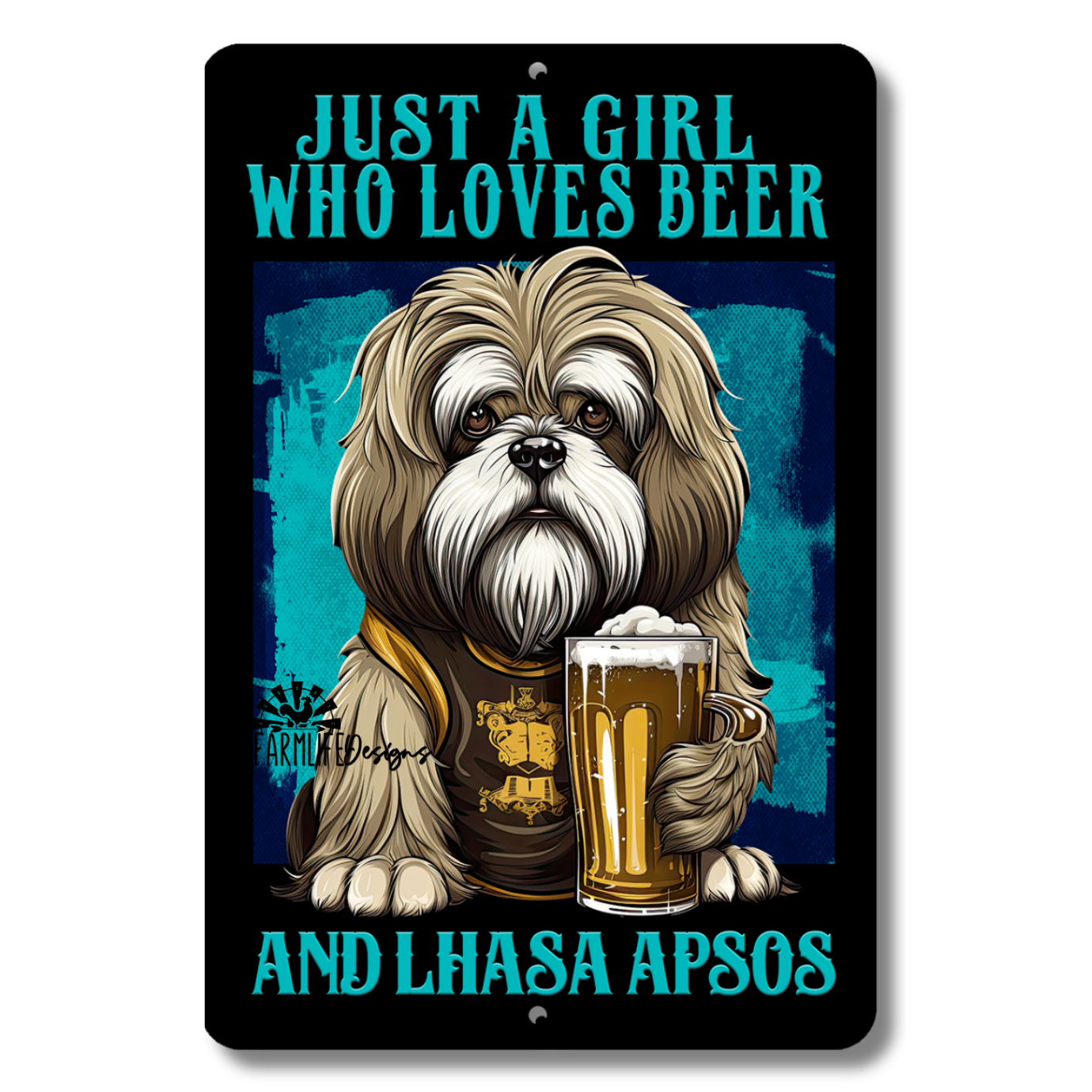 Just a Girl Who Loves Beer and Lhasa Apsos