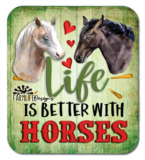 Horse Magnet - Life is Better with Horses